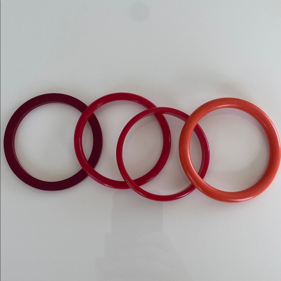 27x vintage plastic rainbow bracelets from 80s & 90s - Picture 11 of 11